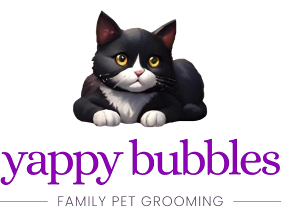 Yappy Bubbles Cat Logo